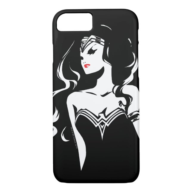 Justice League | Wonder Woman Noir Pop Art Case-Mate iPhone Case (Back)
