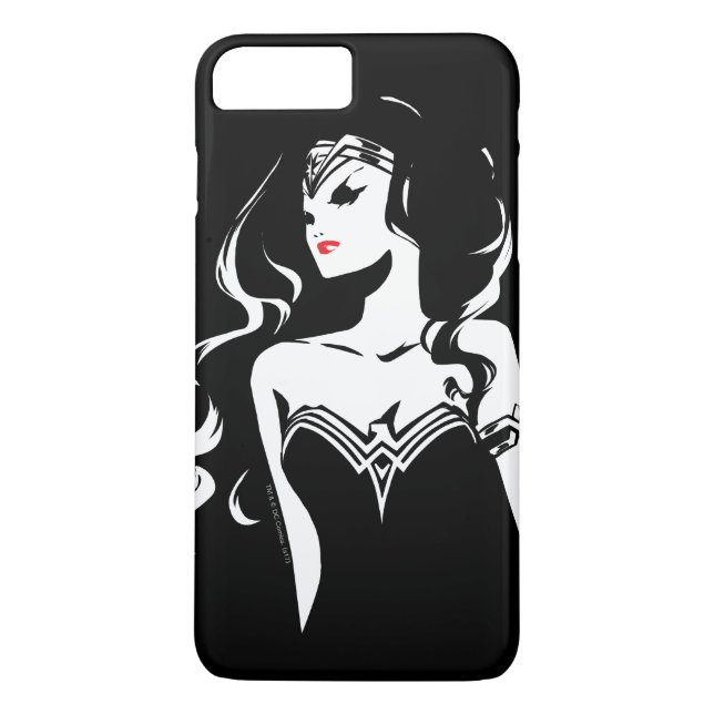 Justice League | Wonder Woman Noir Pop Art Case-Mate iPhone Case (Back)