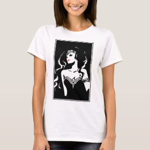 Justice League   Wonder Woman Noir Pop Art T-Shirt