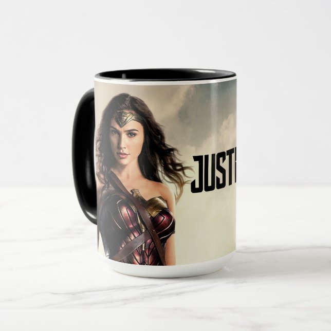 Justice League | Wonder Woman On Battlefield Mug (Front Left)