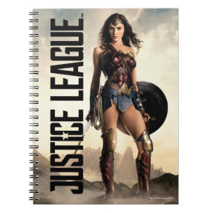 Justice League Wonder Woman On Battlefield Notebook