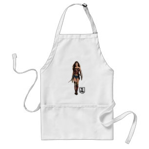 Justice League Wonder Woman On Battlefield Standard Apron