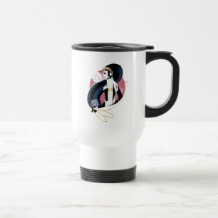 Justice League   Wonder Woman Profile Pop Art Travel Mug