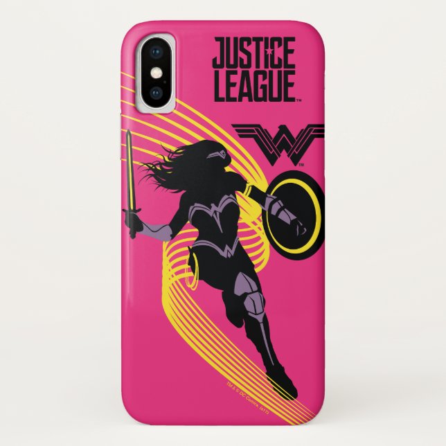 Justice League | Wonder Woman Silhouette Icon Case-Mate iPhone Case (Back)