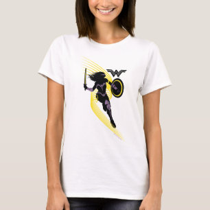 Justice League   Wonder Woman Silhouette Icon T-Shirt