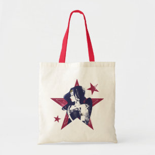Justice League   Wonder Woman & Stars Pop Art Tote Bag