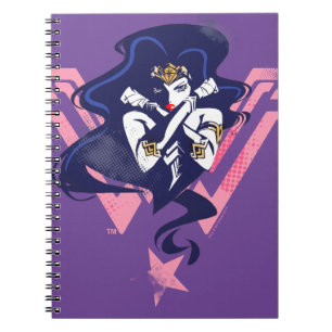 Justice League Wonder Woman & Symbol Pop Art Notebook