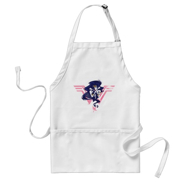 Justice League | Wonder Woman & Symbol Pop Art Standard Apron (Front)