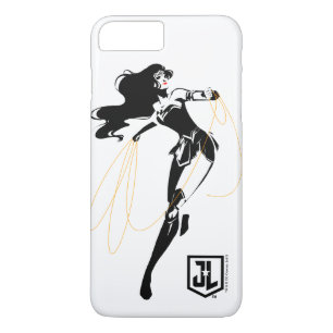Justice League   Wonder Woman With Lasso Pop Art iPhone 8 Plus/7 Plus Case