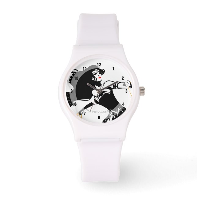 Justice League | Wonder Woman With Lasso Pop Art Watch (Front)