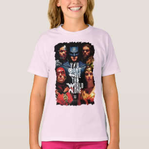 Justice League   You Can't Save The World Alone T-Shirt