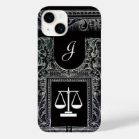 JUSTICE LEGAL OFFICE,ATTORNEY Monogram Black