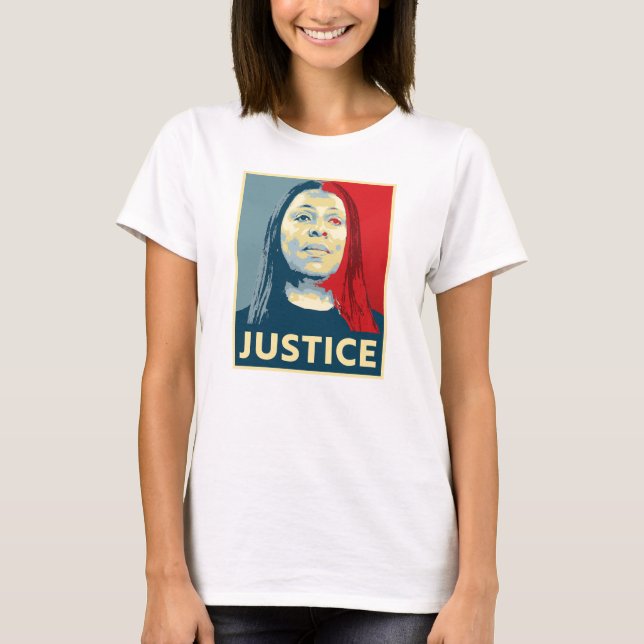 JUSTICE: Letitia James T-Shirt (Front)