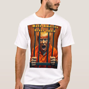 Justice MAGA Trump Support Kamala Walz Funny Humou T-Shirt