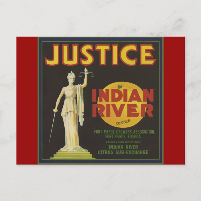 Justice Postcard (Front)