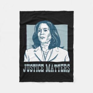 Justice Problems Harris W Presidential Election 20 Fleece Blanket