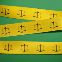 Justice Scales Gold