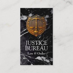 Justice Scales Law Appointment Card