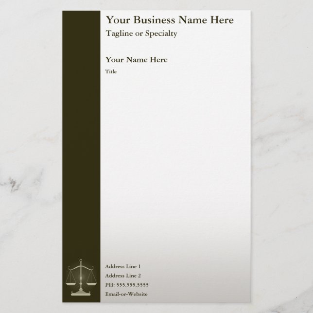 justice stationery (Front)