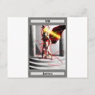 Justice Tarot Card Art