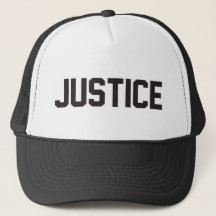 Justice Trucker Hat for Men and Women