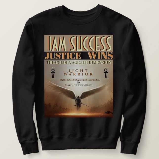 JUSTICE WINS SWEATSHIRT (Design Front)