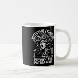 Justifiably Furious Medusa Greek Mythology Feminis Coffee Mug