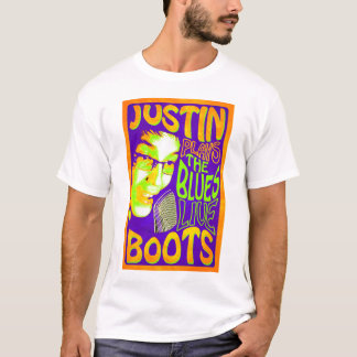 Justin Boots- Plays The Blues T-Shirt