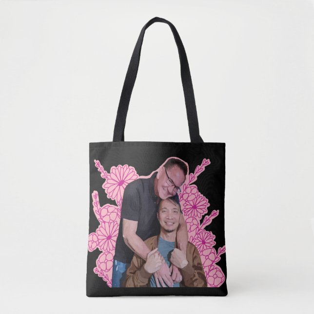 Justin & Jeff 2025 tote Bag (Front)