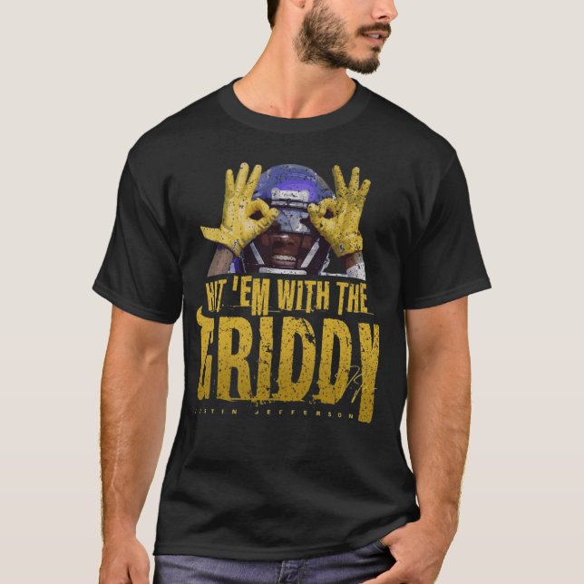Justin Jefferson Griddy boy T-Shirt (Front)