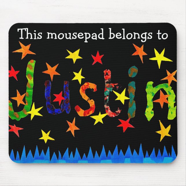 'Justin' Mousepad (Front)