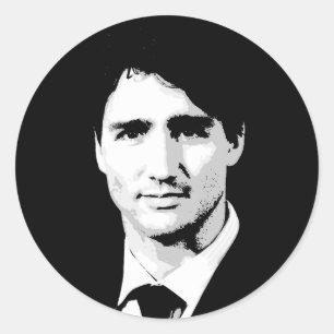 Justin Trudeau Classic Round Sticker