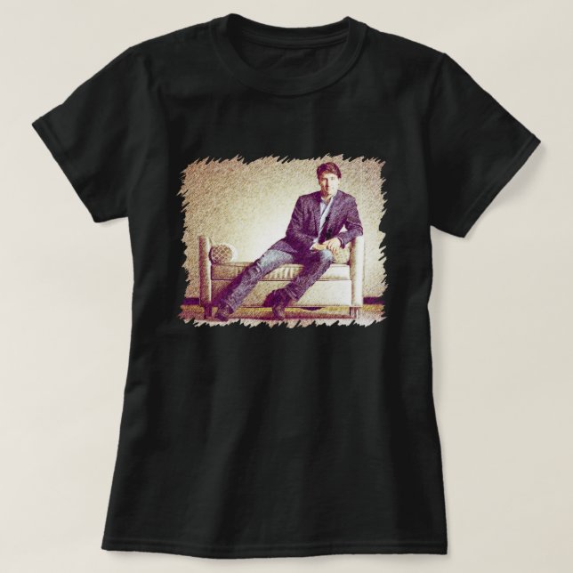 Justin Trudeau in jeans 2014 stylised image T-Shirt (Design Front)