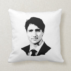 Justin Trudeau Portrait Cushion