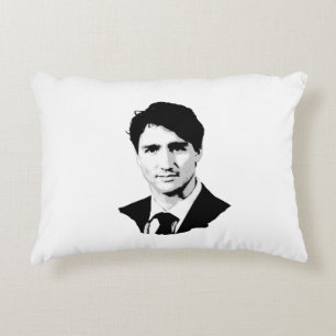 Justin Trudeau Portrait Decorative Cushion