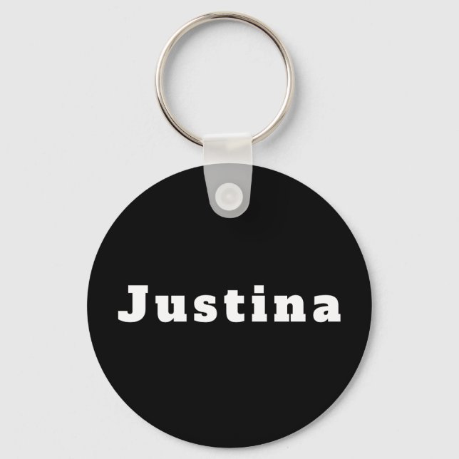 Justina Key Ring (Front)