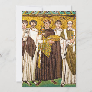 Justinian the Great Roman emperor Invitation