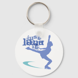 justlandit Ice Skater Key Ring