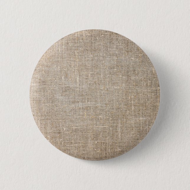 Jute Textile 6 Cm Round Badge (Front)