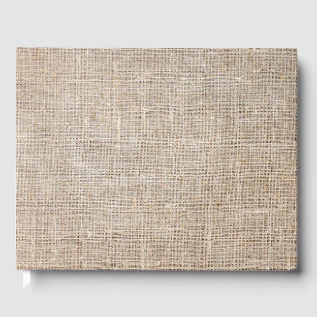 Jute Textile Guest Book (Front)