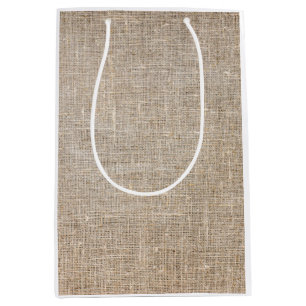 Jute Textile Medium Gift Bag