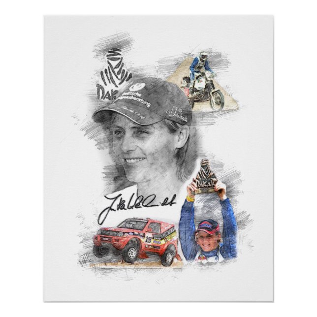 Jutta Kleinschmidt Poster (Front)