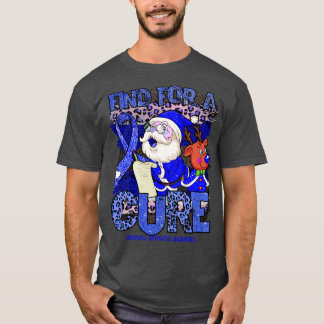 Juvenile Arthritis Awareness leopard christmas cur T-Shirt