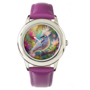 Juvenile Crested Blush Feather Dove Fantasy Bird Watch