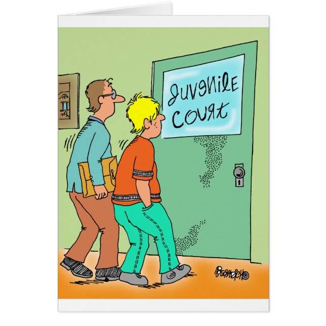 Juvenile Delinquent Cartoon (Front)