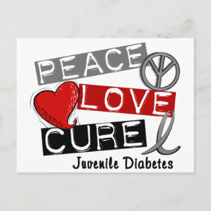 JUVENILE DIABETES POSTCARD
