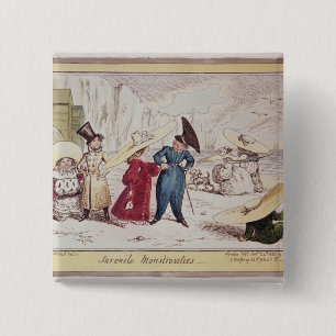 Juvenile Monstrosities, 1825 15 Cm Square Badge