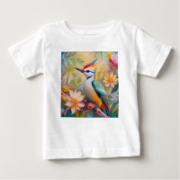 Juvenile Rainbow Woodpecker Fantasy Bird