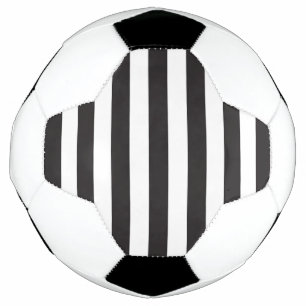 Juventus Torino stripes football club Italy black Soccer Ball