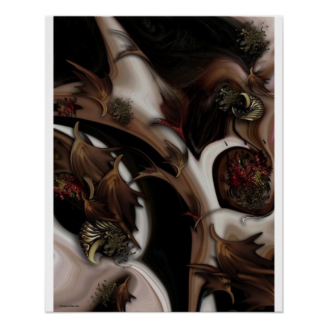 "Juxtaposed Nature", Glossy Poster (Front)